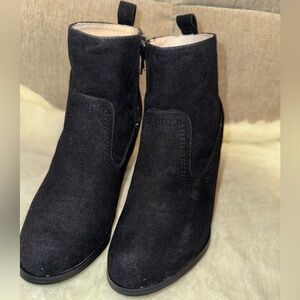Black Suede Ankle Boots